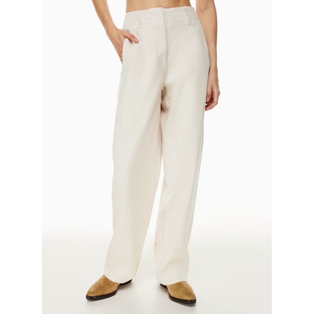 Wilfred Free‎ Pants Womens 8 Cream Ascendant Pant Wide Leg High Waist Utility